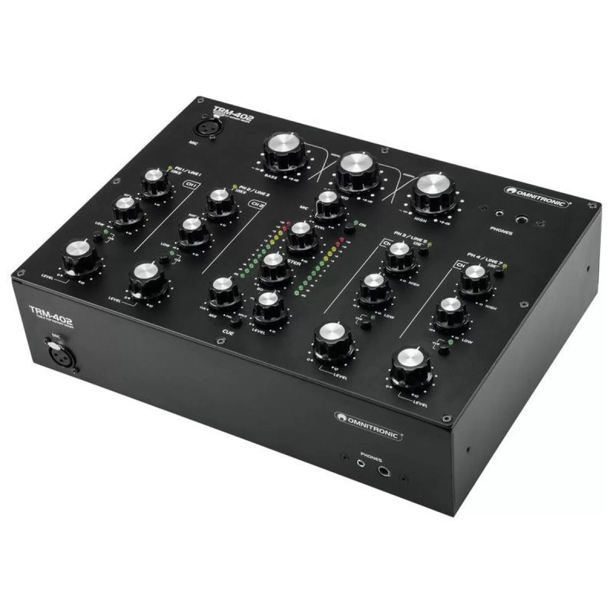 Omnitronic TRM-402 DJミキサー 3チャンネル Omnitronic TRM-402 4-канальный роторный DJ-микшер купить в Москве